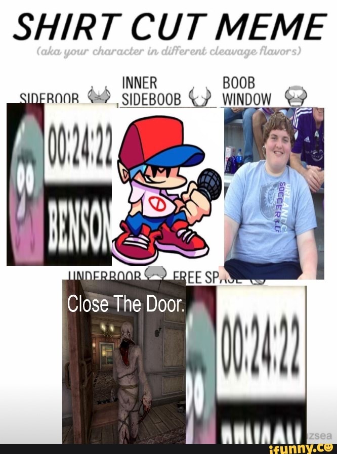 SHIRT CUT MEME INNER BOOB DERANR SIDEBOOB WINDOW Close The Door