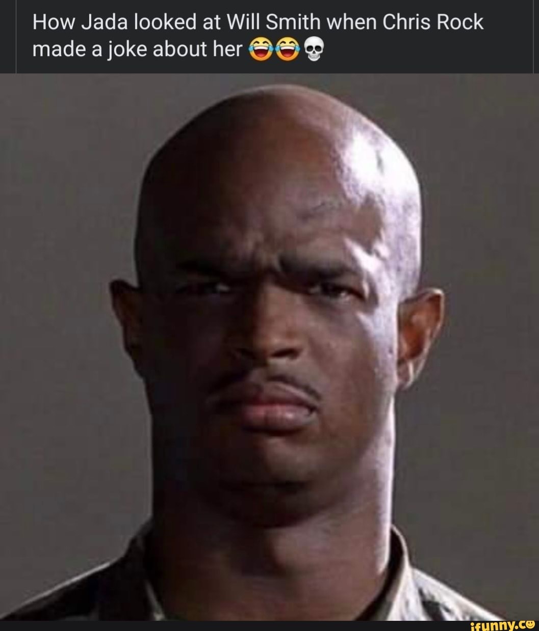 How Jada looked at Will Smith when Chris Rock made a joke about her