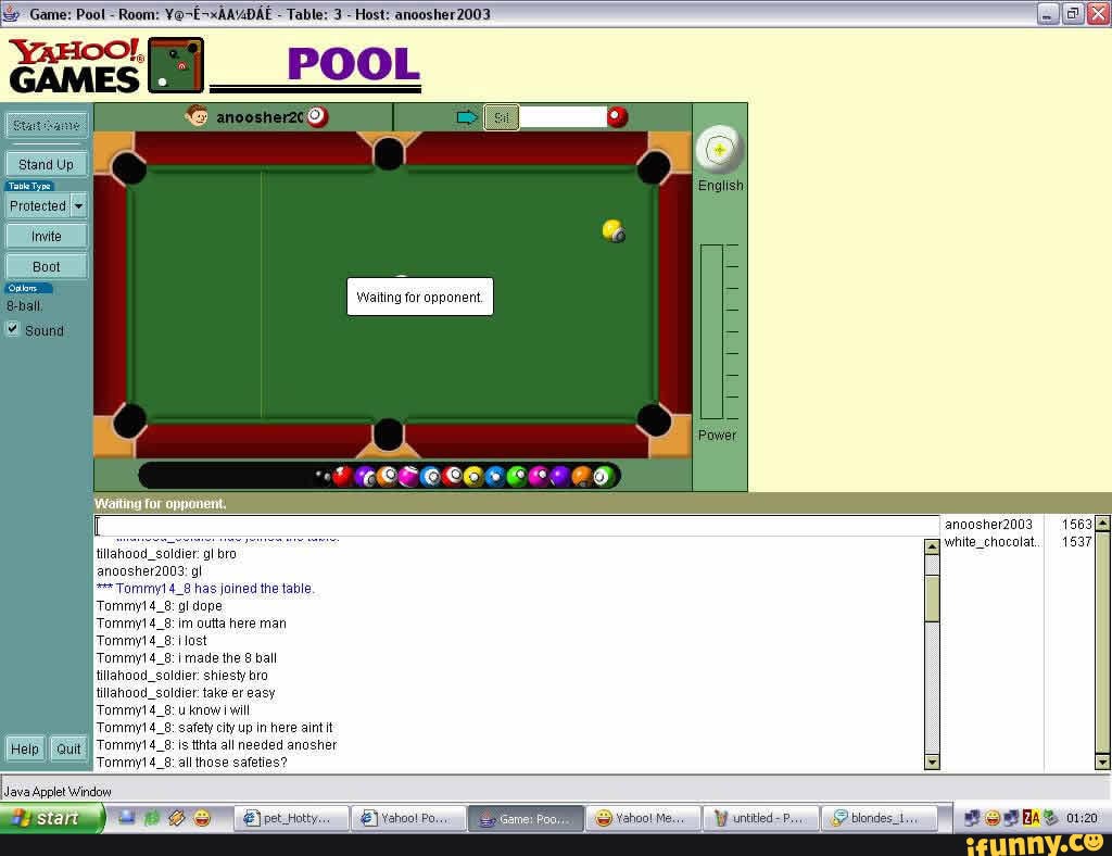 Stepom Pool Cheat Game: Pool Room: Host: anoosher2003 POOL Stand Up Protected ~ Invite ...