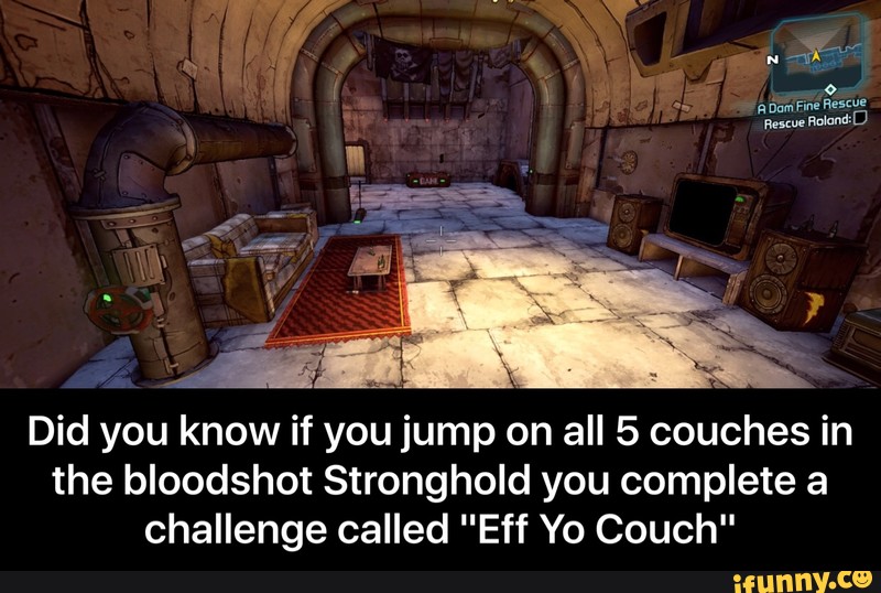 Did You Know If You Jump On All 5 Couches In The Bloodshot