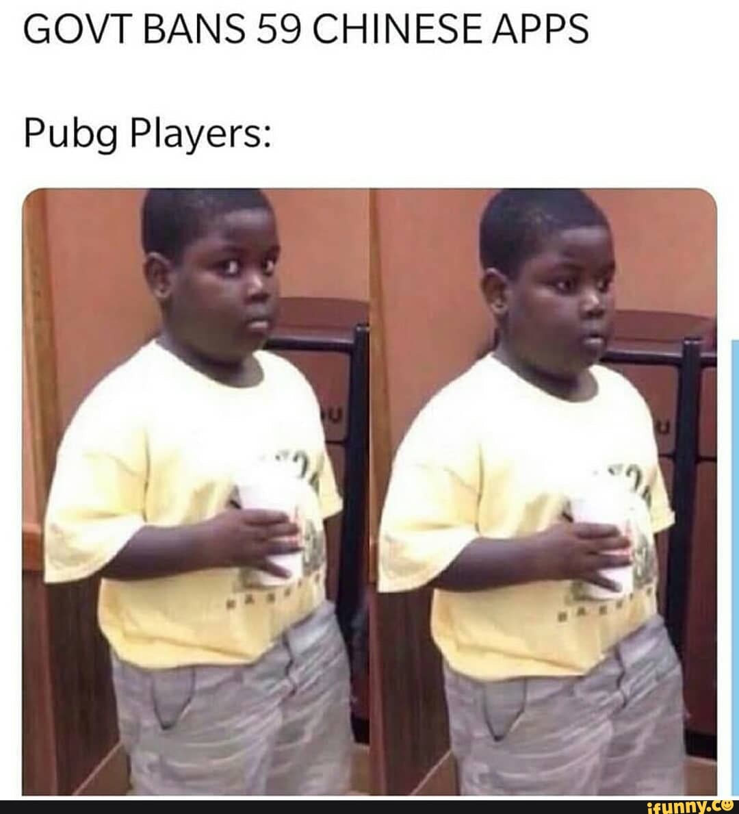 GOVT BANS 59 CHINESE APPS
Pubg Players: