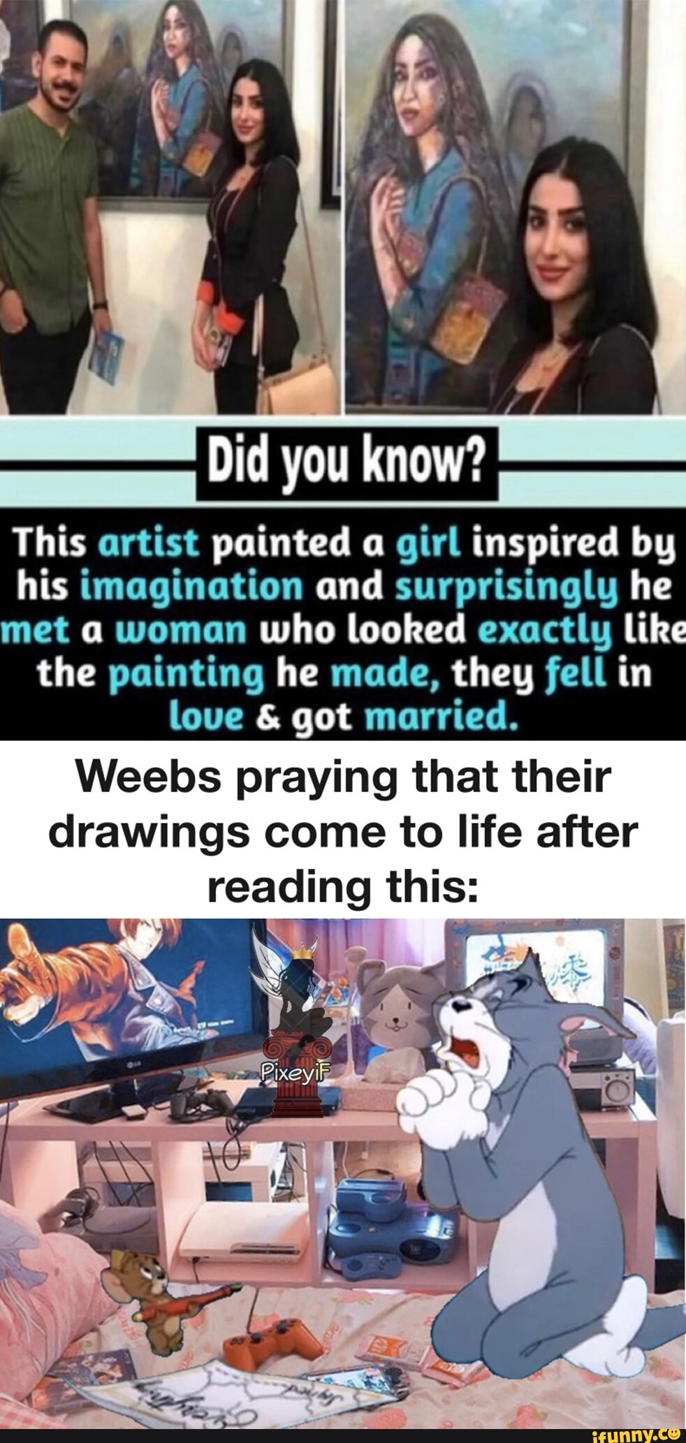 Did you know? This artist painted a girl inspired by his imagination