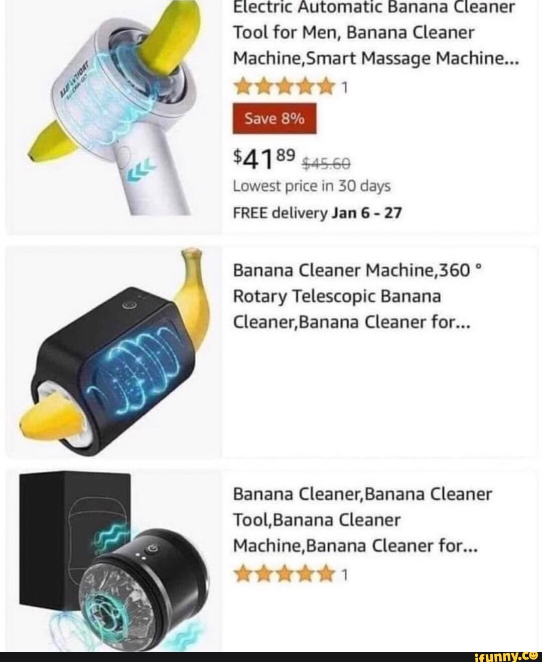 Electric Automatic Banana Cleaner Tool for Men, Banana Cleaner Machine, Smart Massage Machine