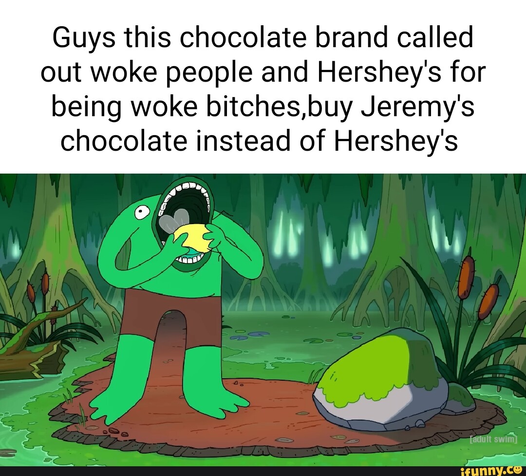 Guys this chocolate brand called out woke people and Hershey's for