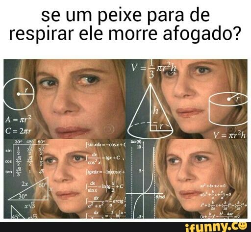 se um peixe para de
respirar ele morre afogado?