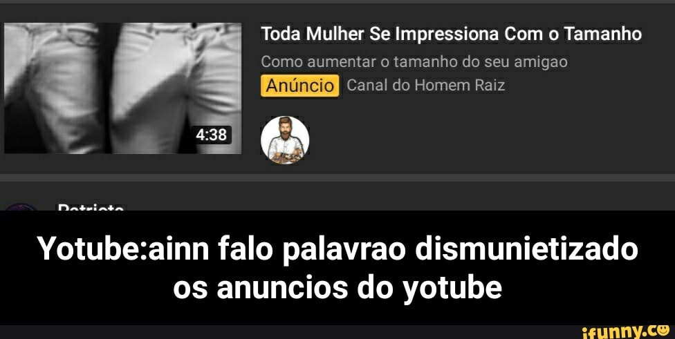 Toda Mulher Se Impressiona Com o Tamanho
Como aumentar o tamanho do seu amigao
Canal do Homem Raiz
falo palavrao dismunietizado os anuncios do yotube - Yotube:ainn falo palavrao dismunietizado os anuncios do yotube