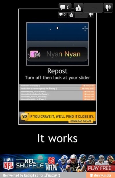 Repost
Turn off then look at your slider
It works