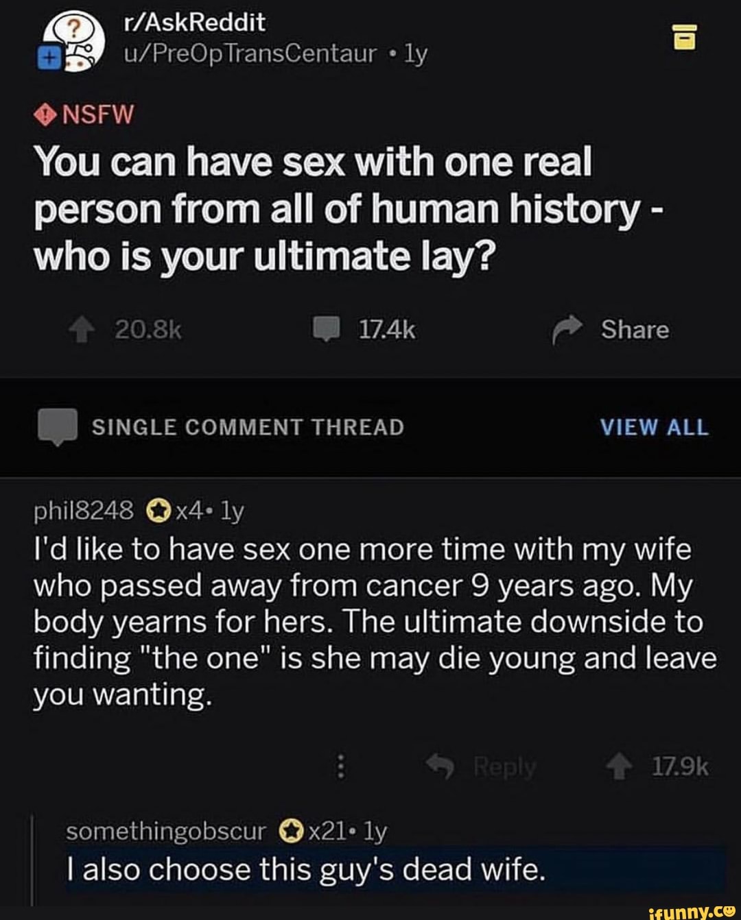 O NSFW You can have sex with one real