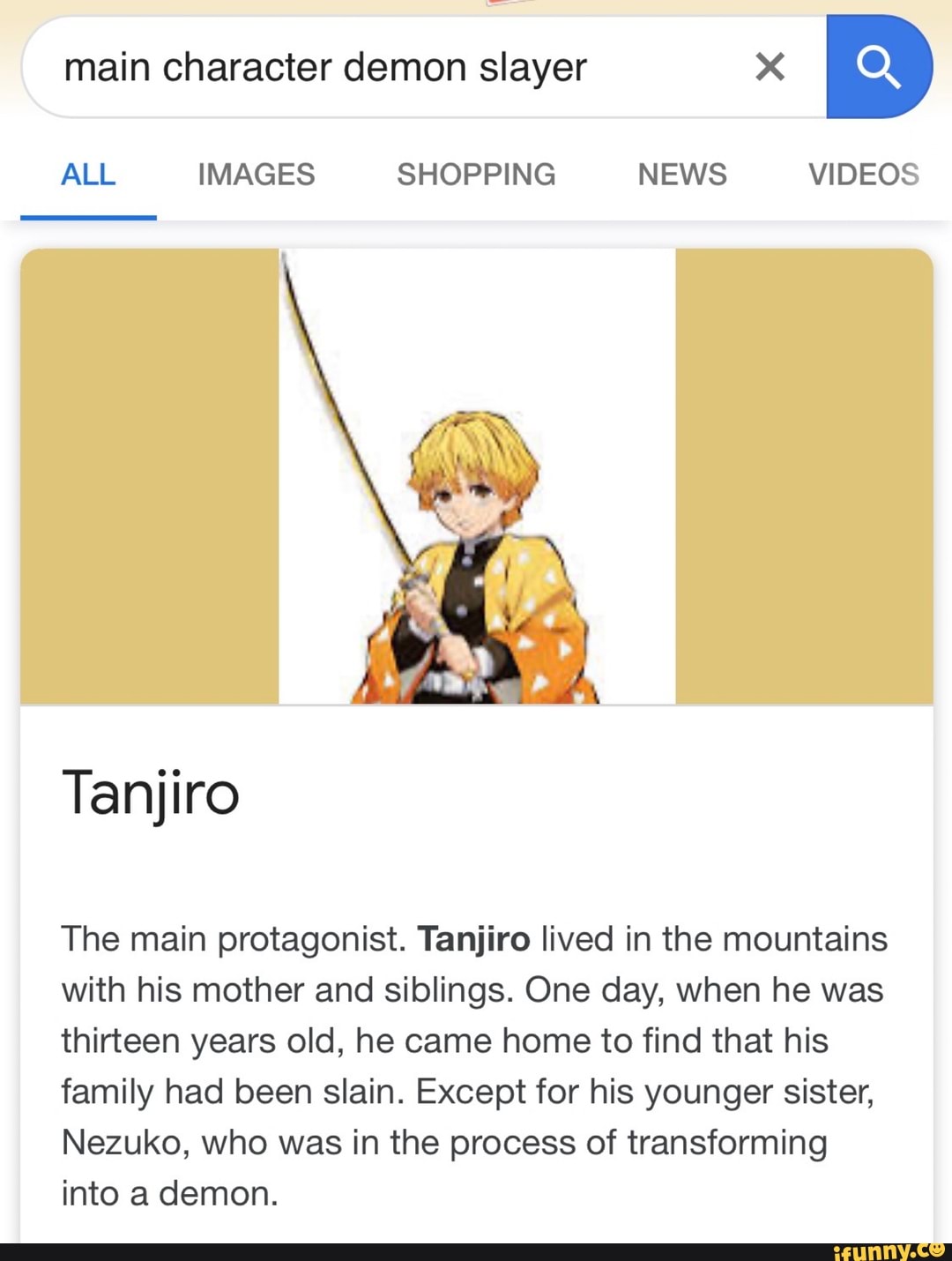 Main character demon slayer x The main protagonist. Tanjiro lived in