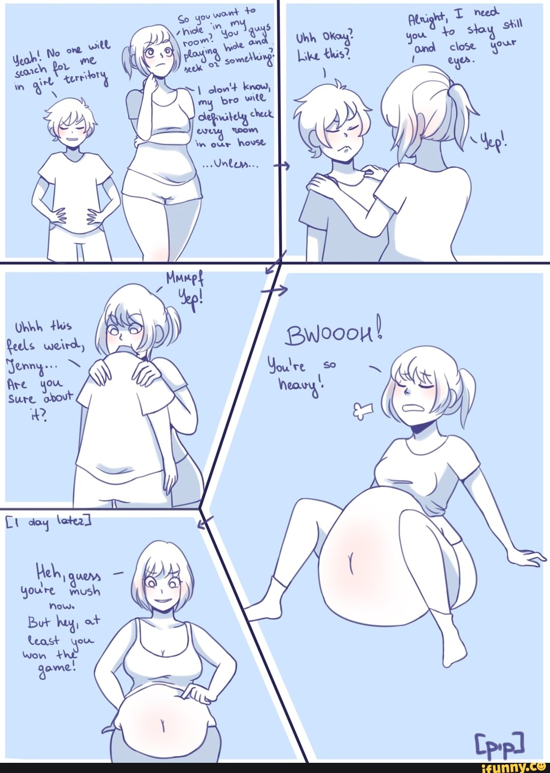 Giantess sister unbirth