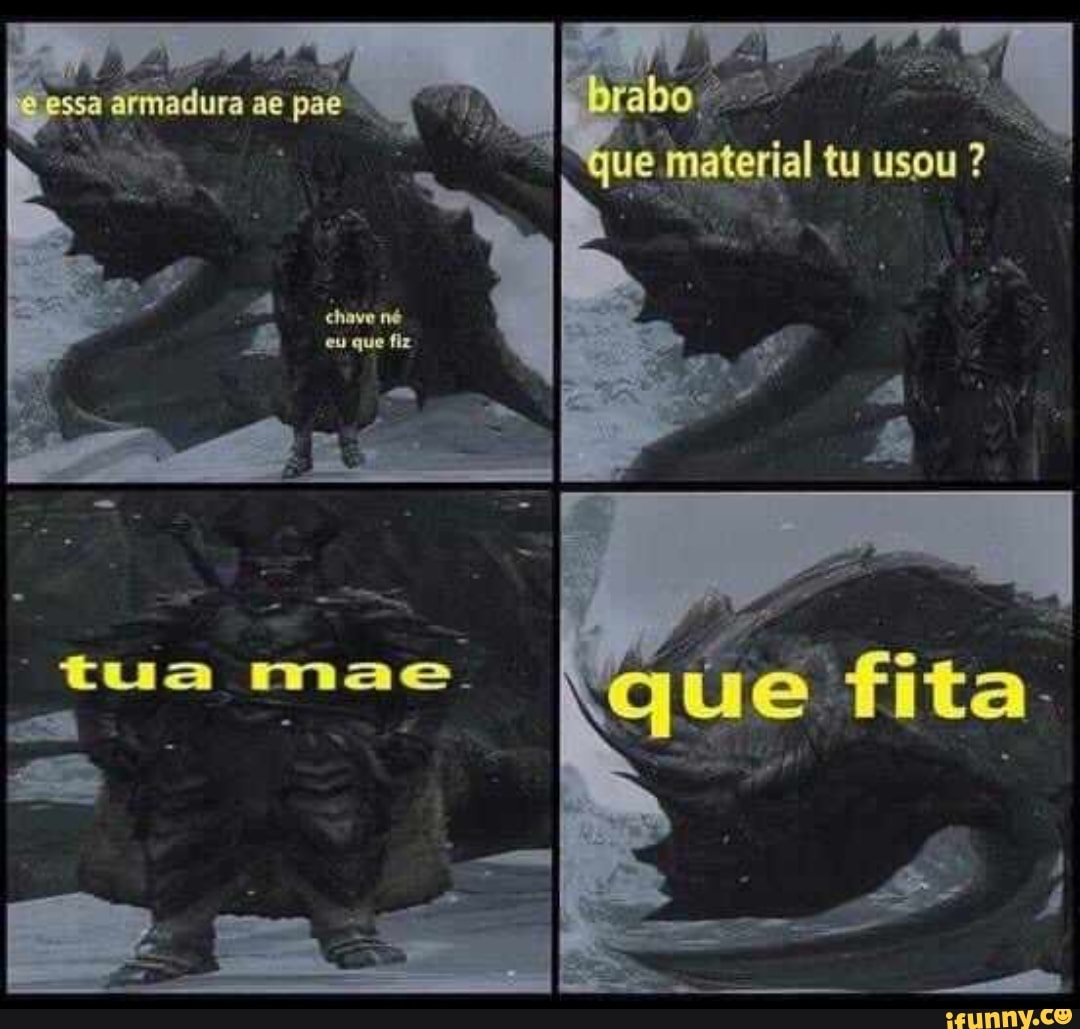 armadura ae pae imaterial tu usou ? que