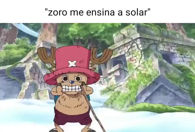 O ZORO ME ENSINA A SOLAR - ONE PIECE 