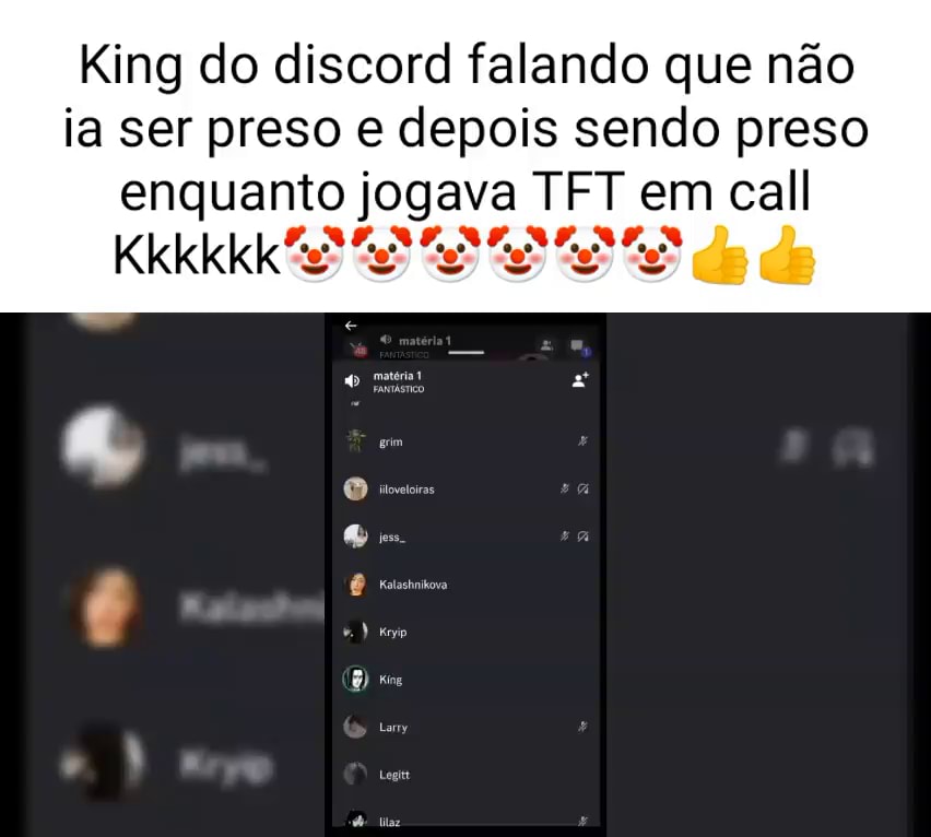 Tá aí a explicação Aliás, discord do iFunny nos comentários set