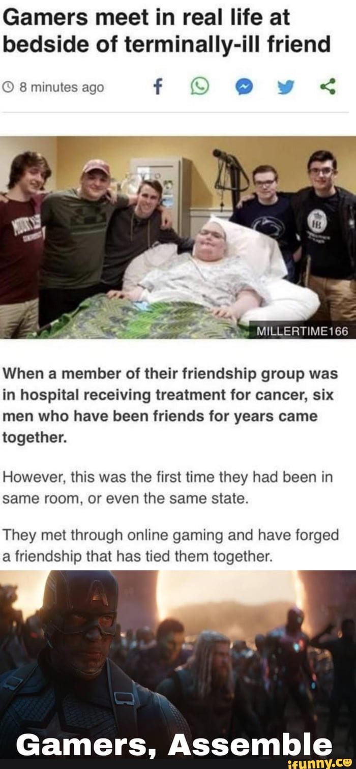 Gaming friends are real friends : r/UnexpectedlyWholesome