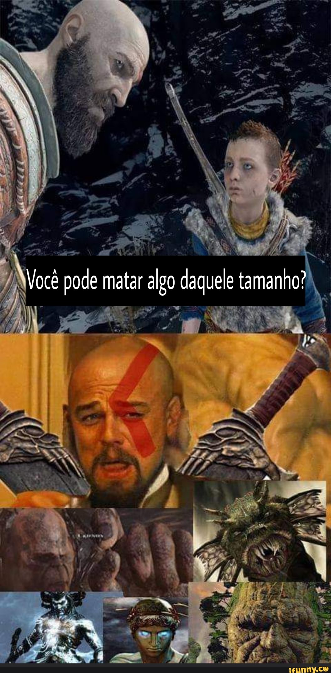 Você pode matar algo daquele tamanho?