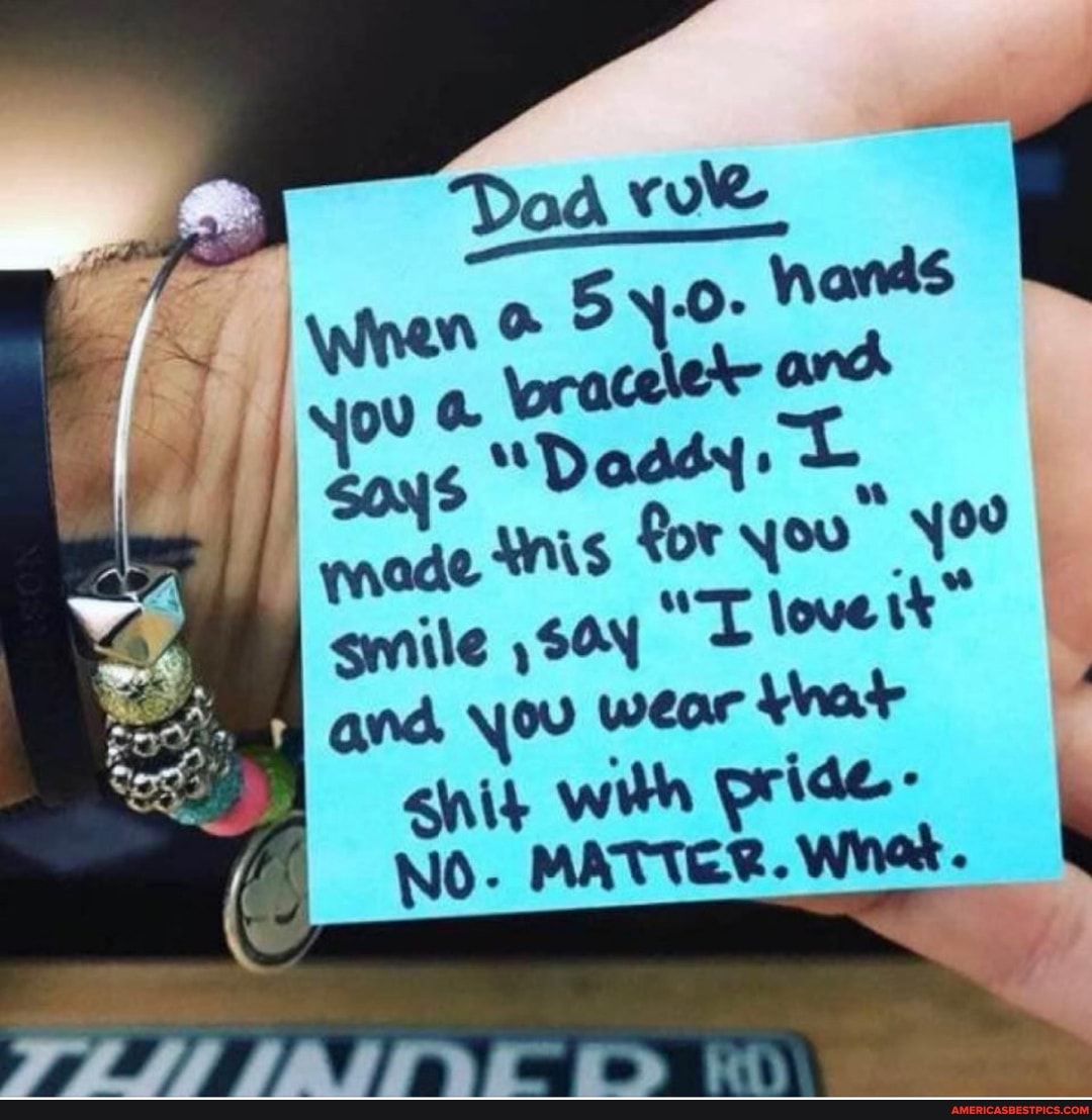 say
and, you weor shit with pride -
NO. MATTER.