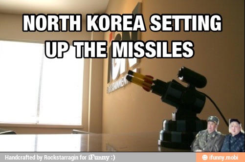 NORTHIK( KOREA SETTING
UP, THE MISSILES
