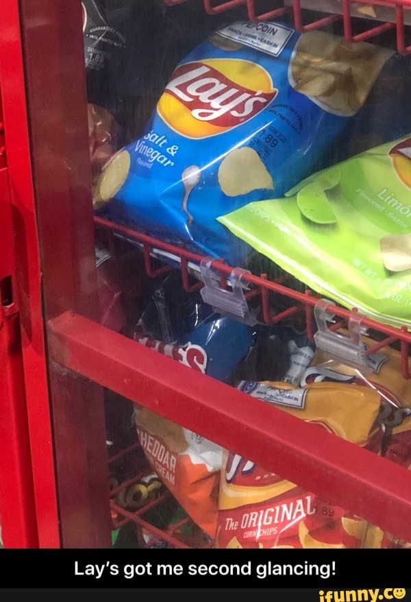 AGA e,
A
Lay's got me second glancing! - Lay’s got me second glancing!