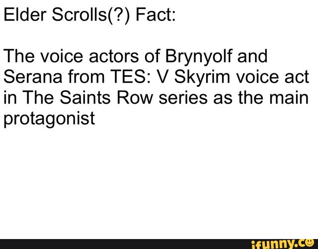 how many voice actors are in skyrim