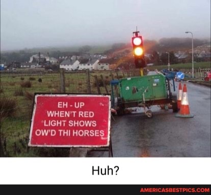 EH - UP WHET RED SHOWS
OW'D THI HORSES
Huh?