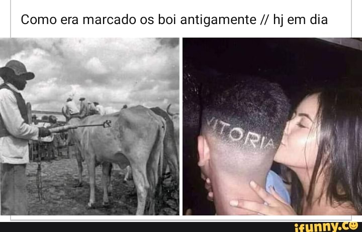 Como era marcado os boi antigamente hj em dia
o