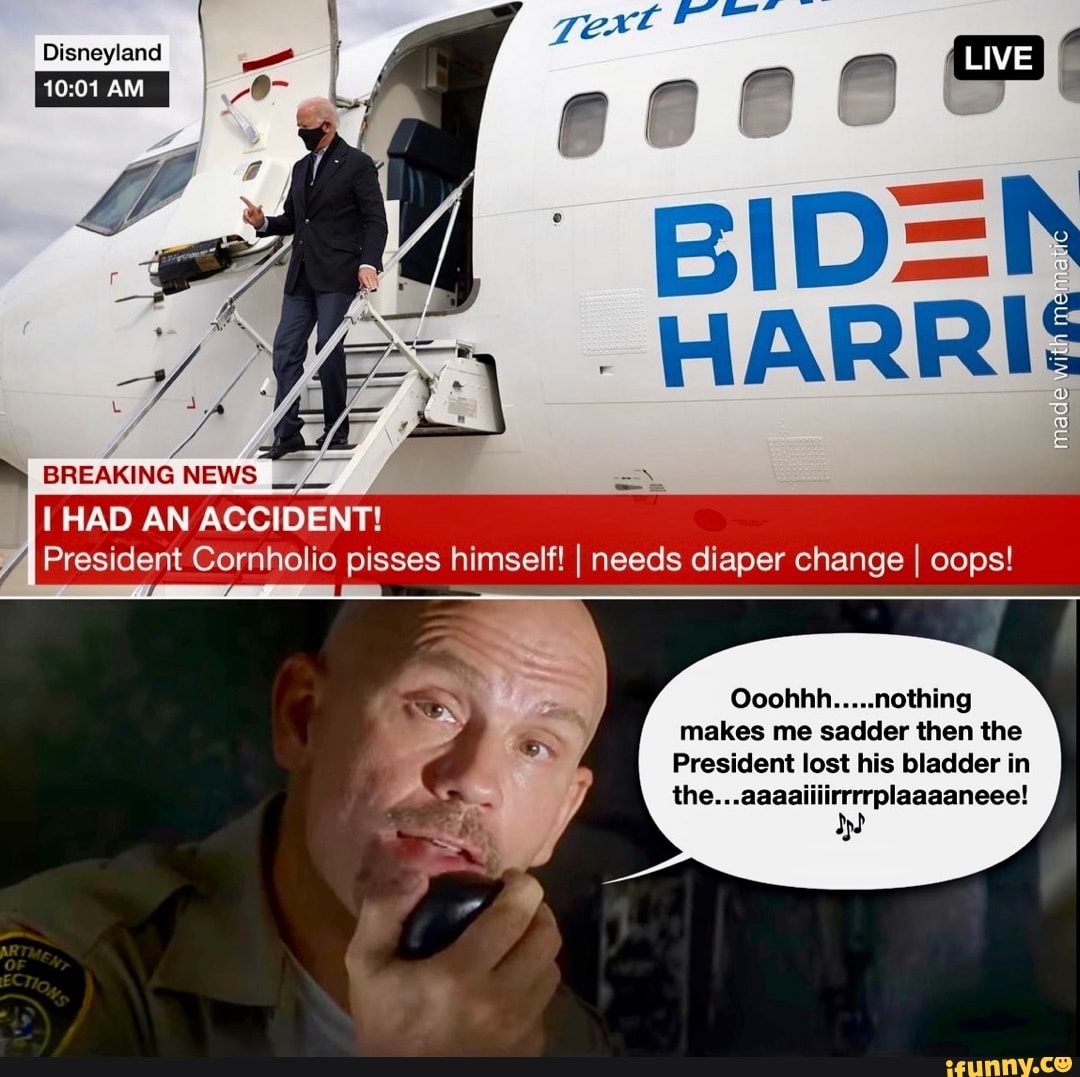 Disneyland AM BREAKING NEWS _ LIVE I HAD AN ACCIDENT! President