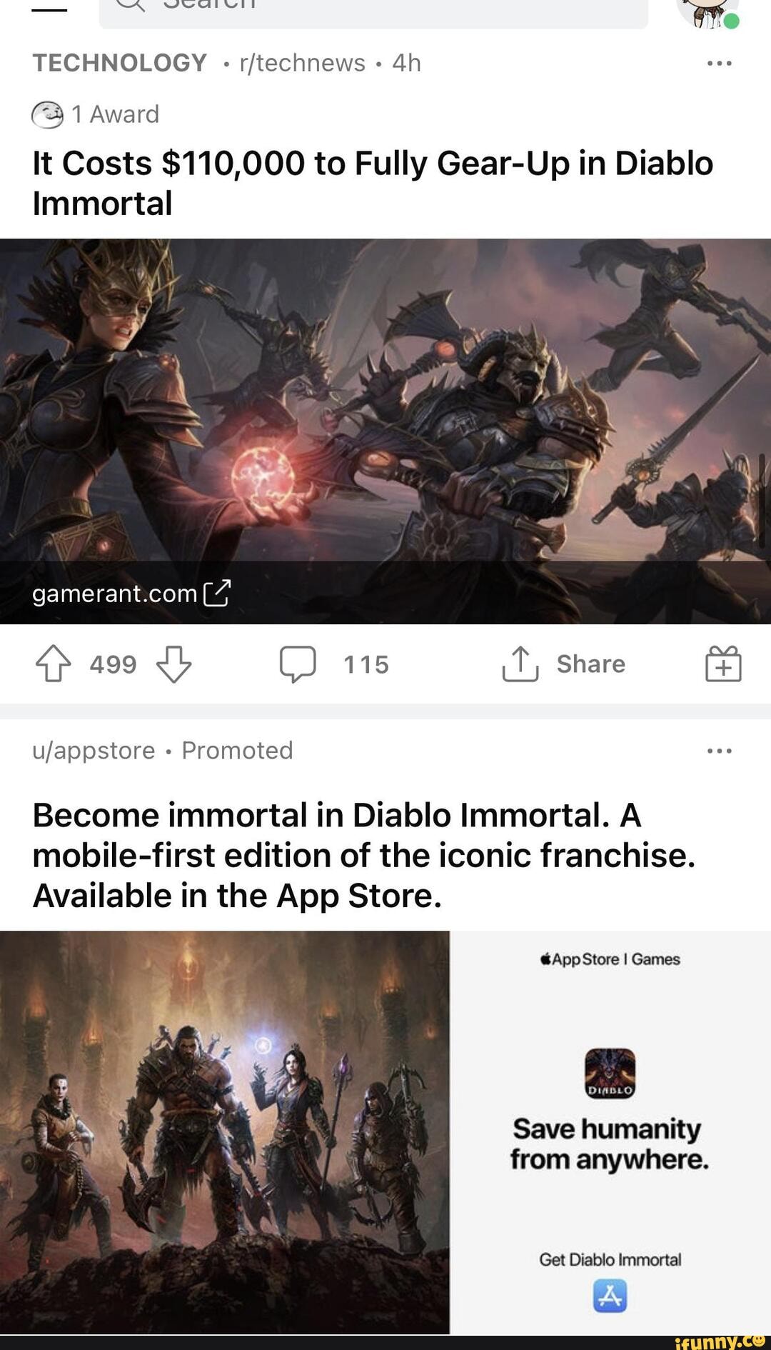 It Costs $110,000 to Fully Gear-Up in Diablo Immortal : r/Diablo