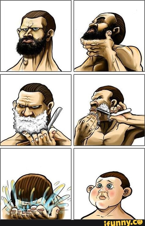 funny beard meme