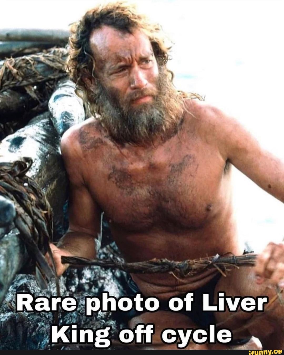 As Rare photo of Liver King off cycle iFunny