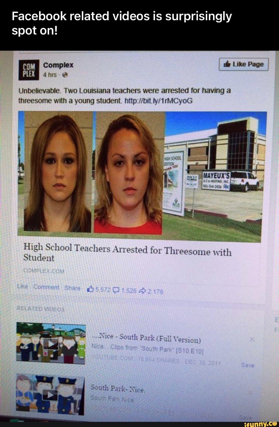 Two Louisiana teachers were arrested for having a threesome with a young st...