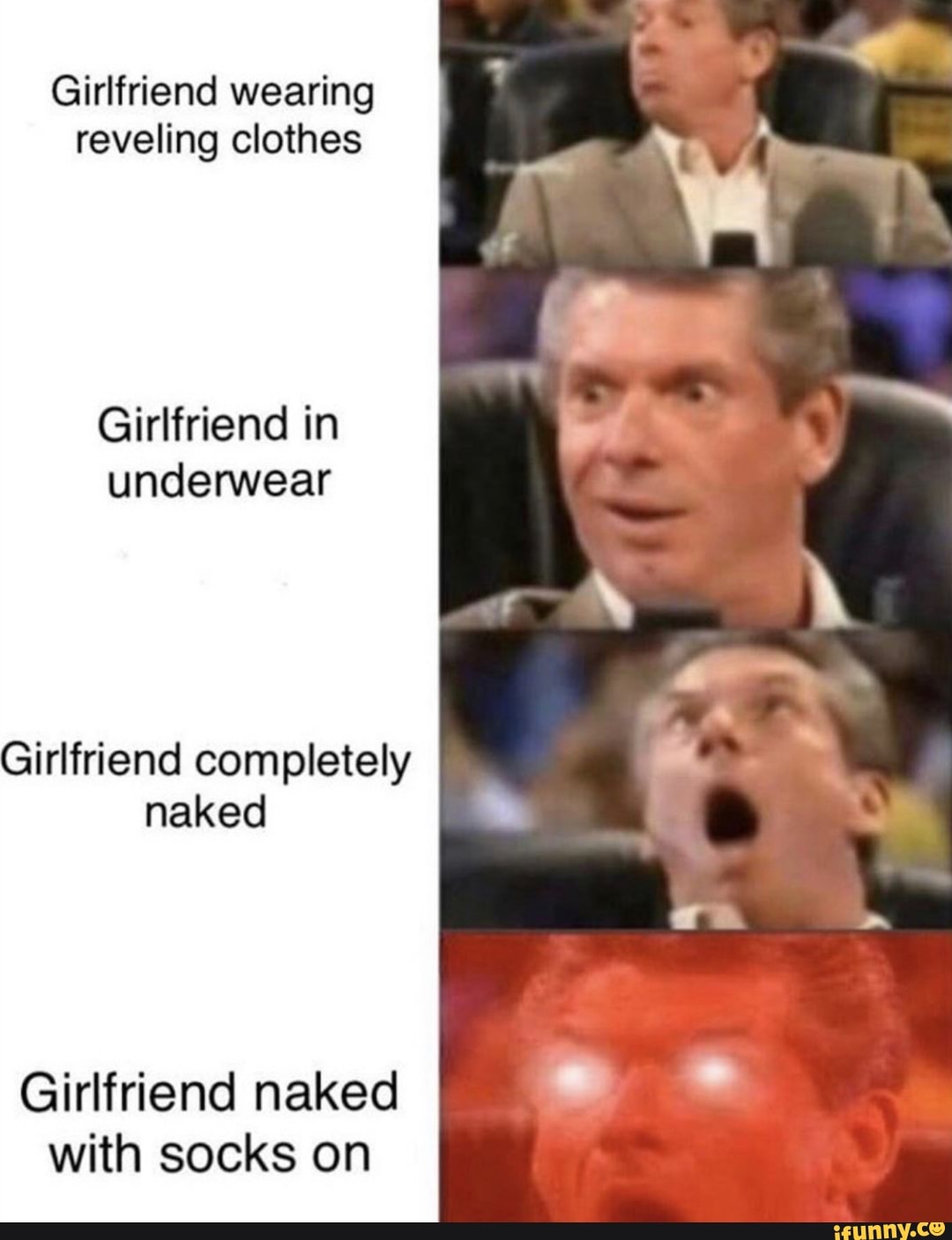 Girlfriend wearing reveling clothes Girlfriend in underwear Girlfriend completely naked