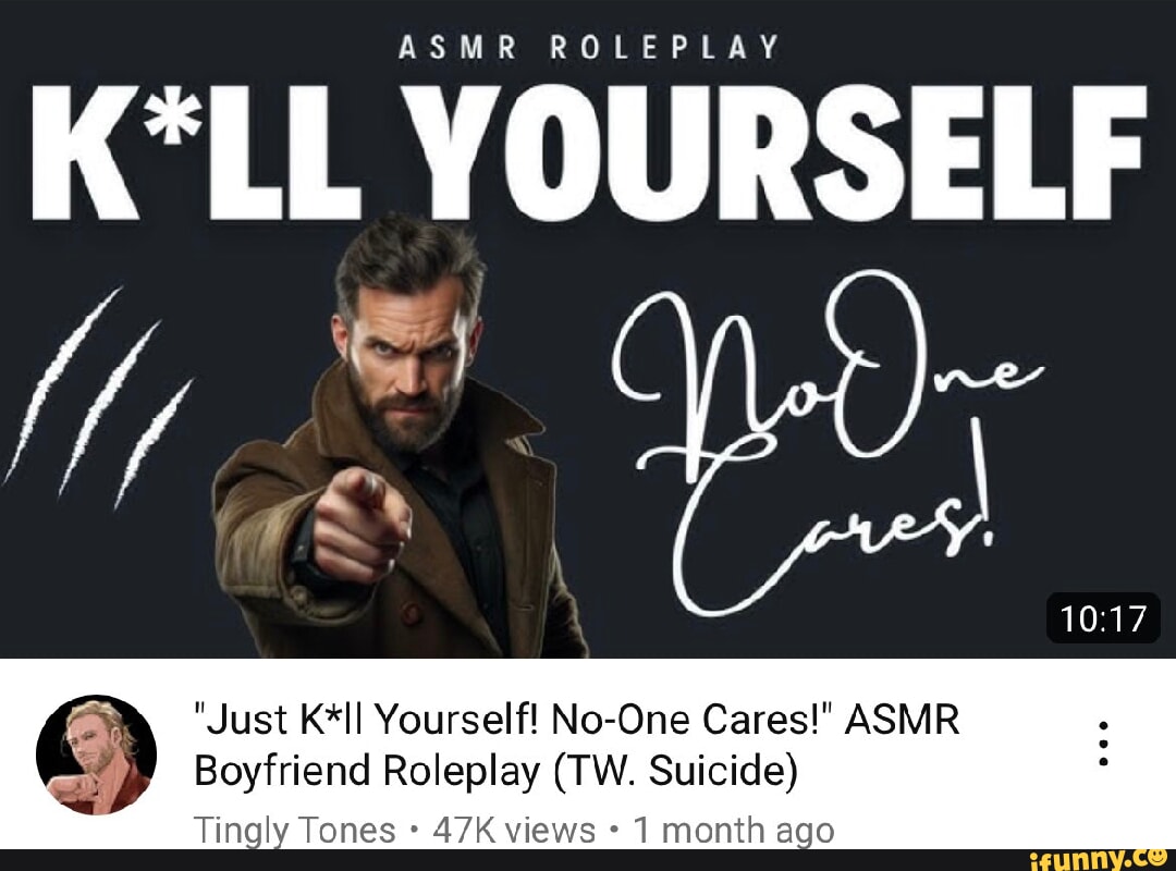 ASMR ROLEPLAY K*LL YOURSELF 