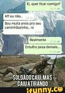 'Sou multa areia pro seu
caminhãozinho.. rs