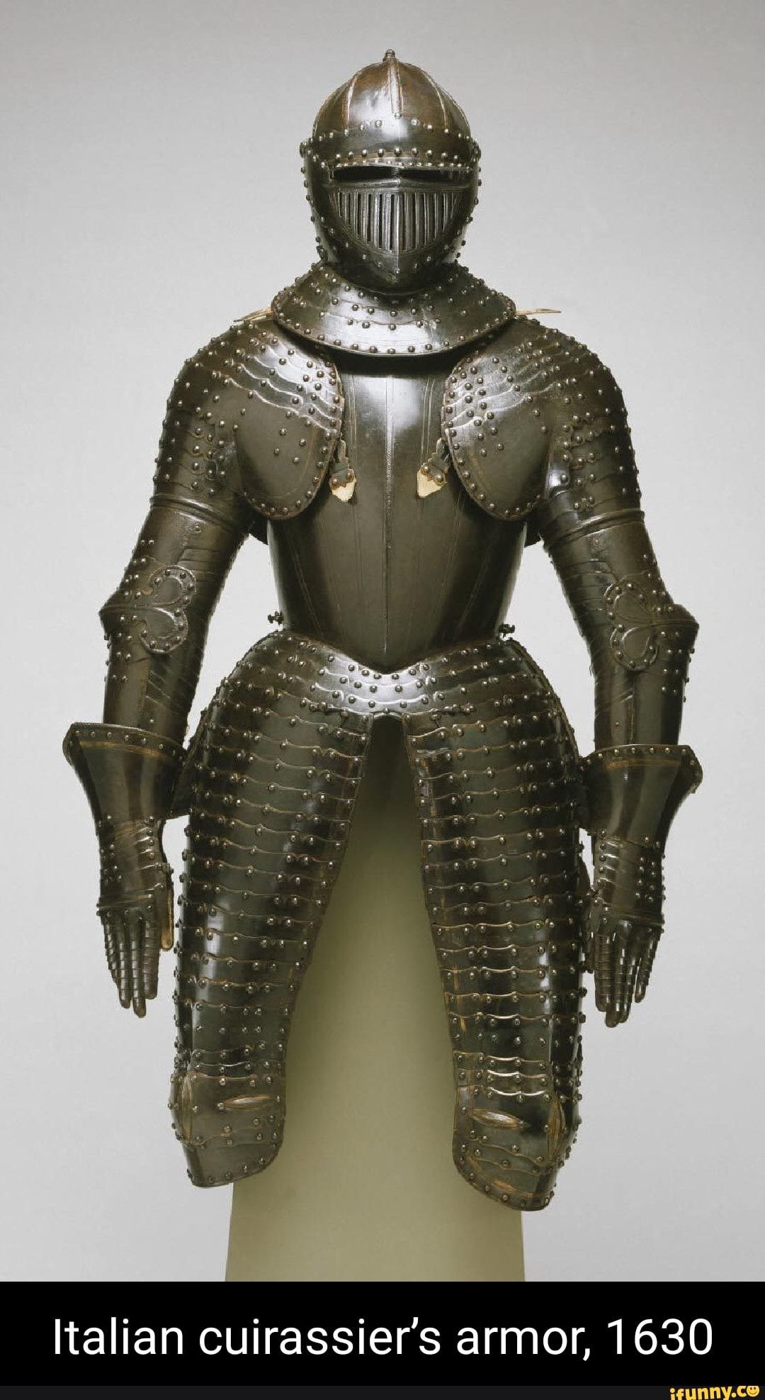 Italian Cuirassier's armor, 1630 - iFunny