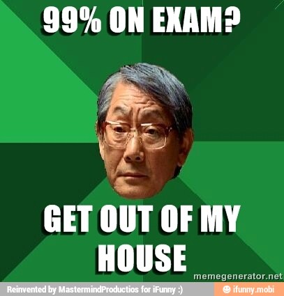99% ON EXAM?
GET OUT OF MY
HOUSE.
emegenerator.net