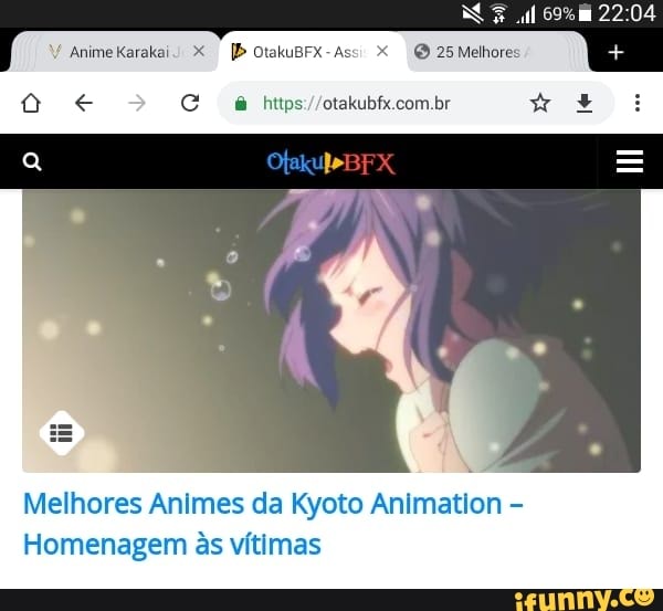 Kyotoanimation memes. Best Collection of funny Kyotoanimation pictures on  iFunny Brazil