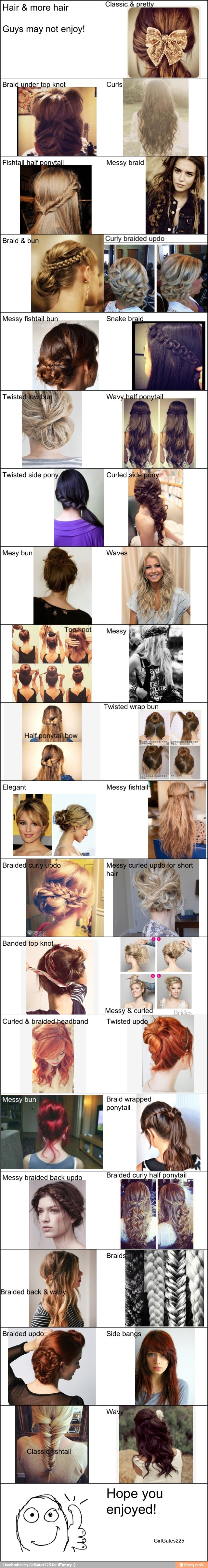 Hair more hair
Guys may not enjoy!