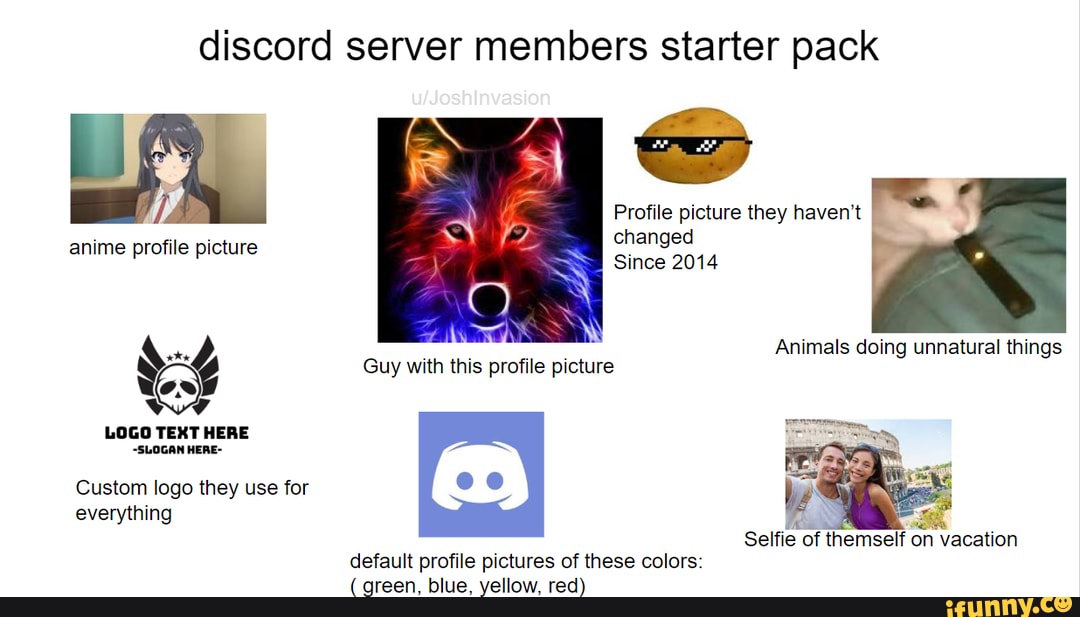Discord Server Meme : BLANK: EDIT BY NJSTheFox by TynaStargazer on
