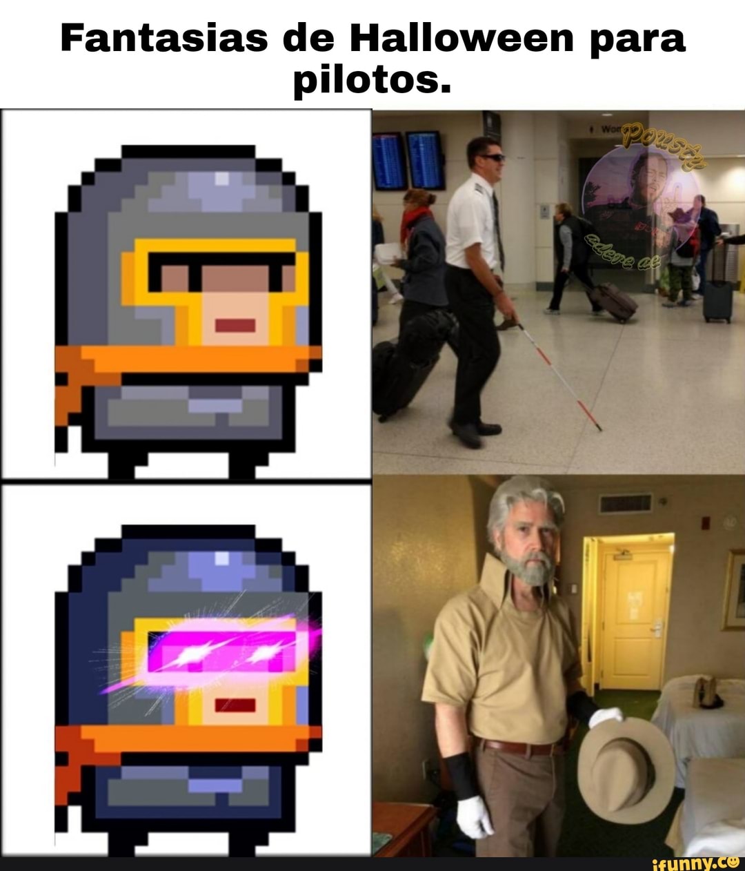 Fantasias de Halloween para pilotos.