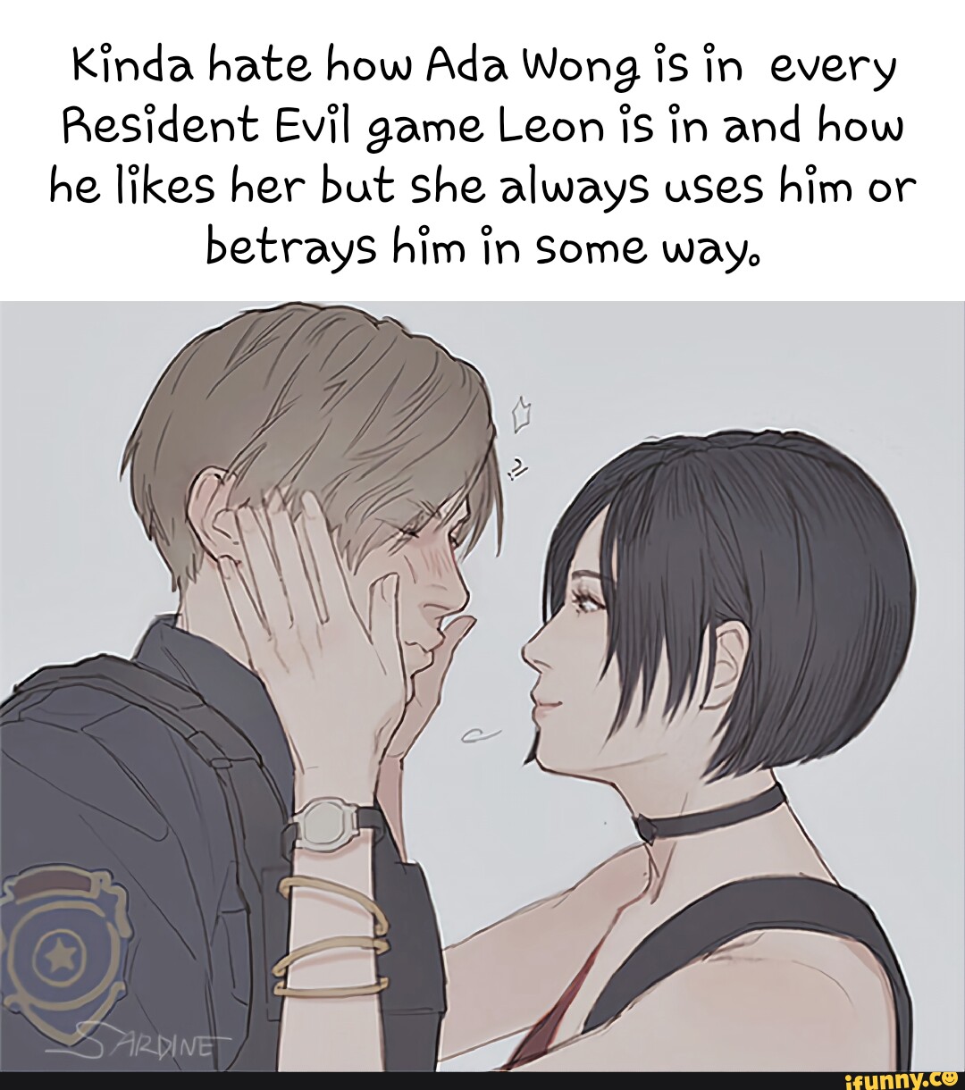 Kinda hate how Ada Wong is in every Resident Evil game Leon is in and ...