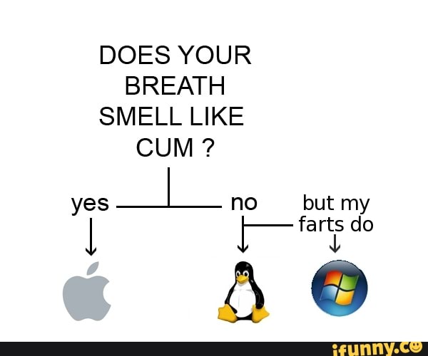 DOES YOUR BREATH SMELL LIKE CUM ? yes no but my do iFunny