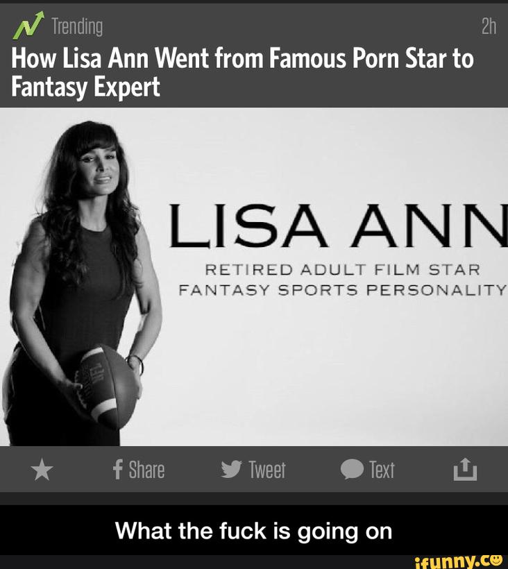 M How Lisa Ann Went From Famous Porn Star To Fantasy Expert Lesa Ann Rkl‘rhd Aduli Film Siar