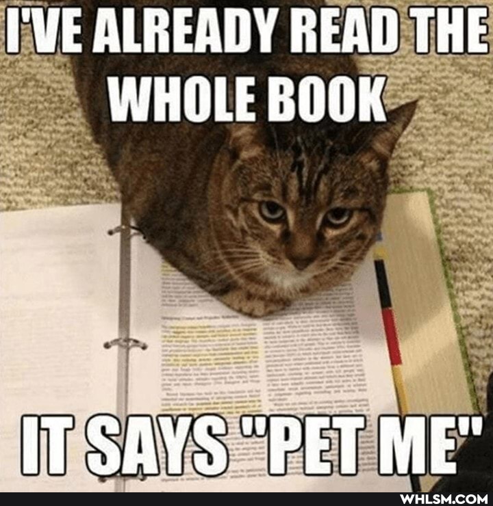 ALKEADY READ THE WHOLE BOOK
IT SAYS "PET ME"