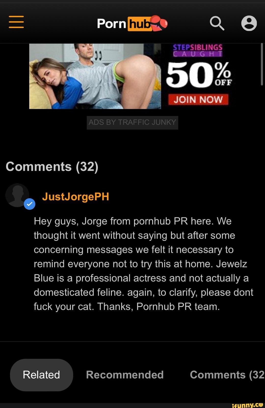 Porn hub Qa e SIBLINGS CAUGHT OFF JOIN NOW Comments (32) JustJorgePH @ g Hey  guys, Jorge