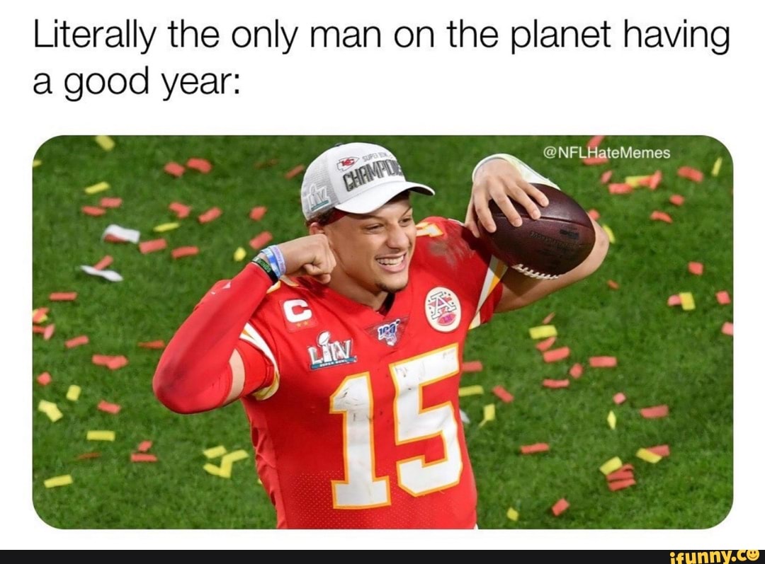 Literally the only man on the planet having
a good year: