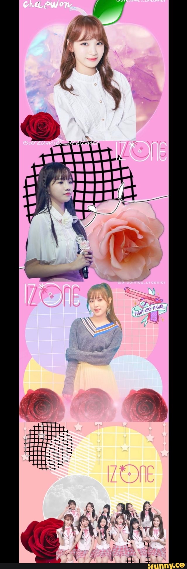 izone, chaewon, yuri, yena, edit