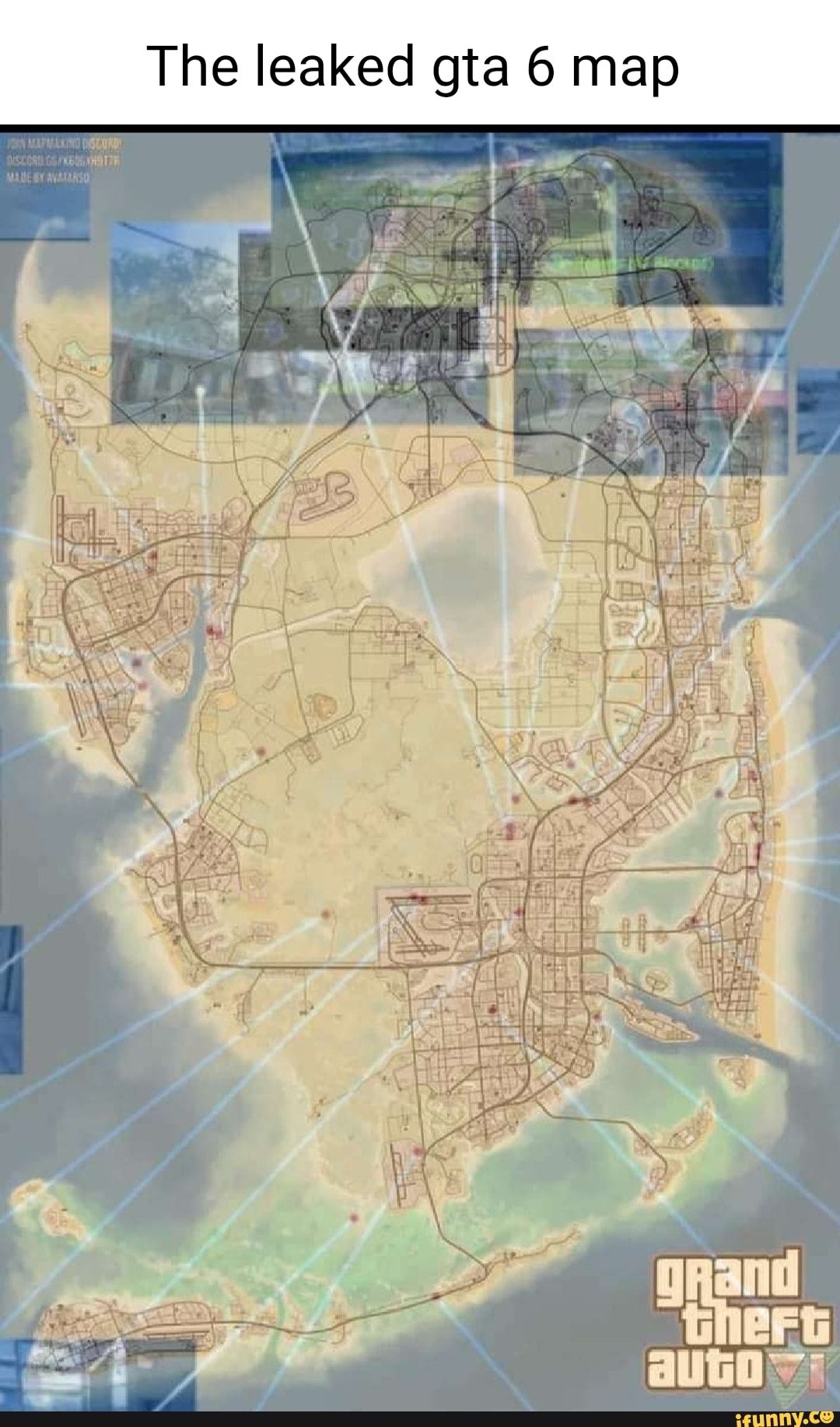 GTA 6 leaked map - 9GAG