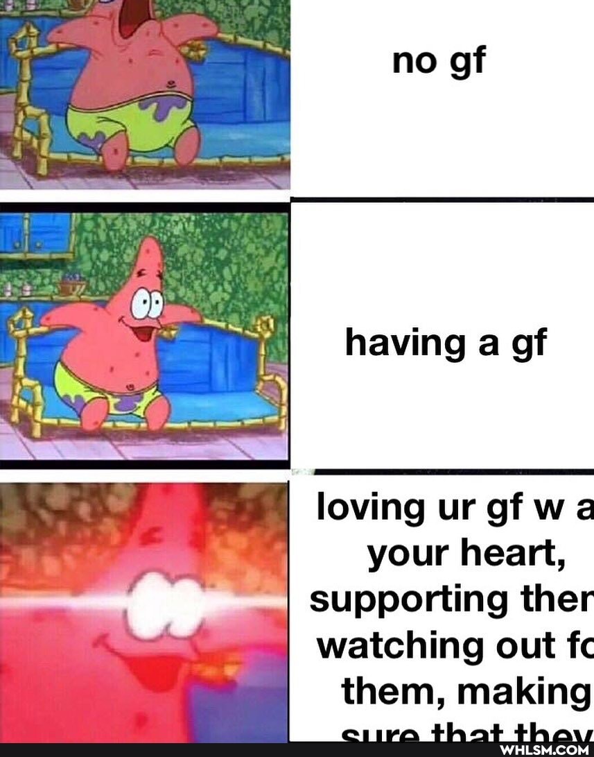 no of
having a of
loving ur gf wa your heart, supporting the watching out fc them, making
on