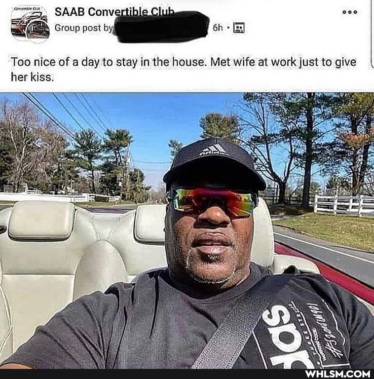 SAAB Convertil
Group post by
Too nice of a day to stay in the house. Met wife at work just to give her kiss.