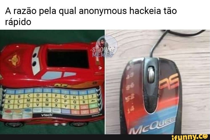 A razão pela qual anonymous hackeia tão
rápido